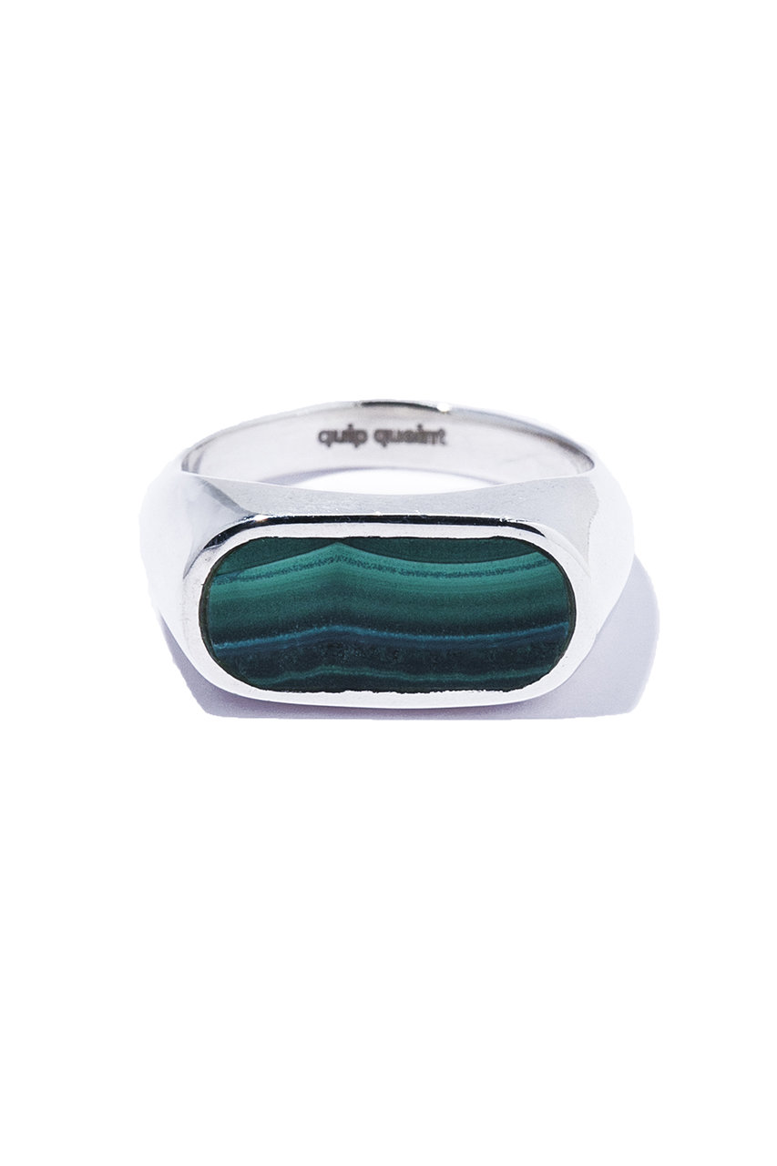 クイップ クエイント/quip queintの【予約販売】palette malachite リング(マラカイト/QU322)
