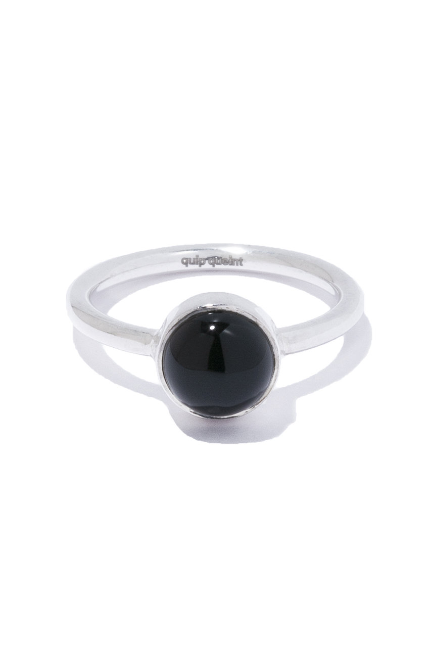 クイップ クエイント/quip queintの【予約販売】orbit リング (オニキス)(オニキス/QU317)