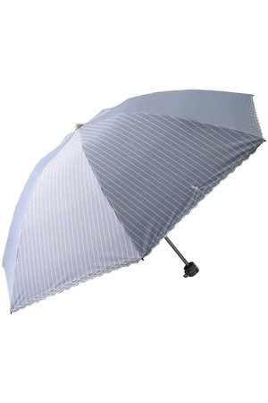 ポロ ラルフ ローレン（レイングッズ・アマガサ・ヒガサ）/POLO RALPH LAUREN（レイングッズ・雨傘・日傘）の晴雨兼用 先染めストライプスカラ刺繍ミニ傘(149900/149901)