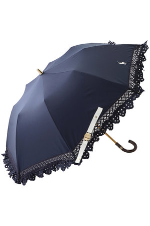 ポロ ラルフ ローレン（レイングッズ・アマガサ・ヒガサ）/POLO RALPH LAUREN（レイングッズ・雨傘・日傘）の晴雨兼用エンブロイダリーフリル楽折傘(149900/149901)