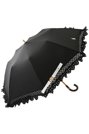ポロ ラルフ ローレン（レイングッズ・アマガサ・ヒガサ）/POLO RALPH LAUREN（レイングッズ・雨傘・日傘）の晴雨兼用エンブロイダリーフリル楽折傘(149900/149901)