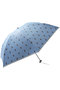 晴雨兼用 ベアプリントショート雨傘 ポロ ラルフ ローレン/POLO RALPH LAUREN ブルー×オフ