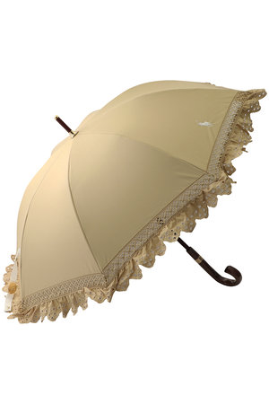 ポロ ラルフ ローレン(レイングッズ・アマガサ・ヒガサ)/POLO RALPH LAUREN(レイングッズ・雨傘・日傘)の晴雨兼用エンブロイダリーフリルショート傘(149900/149901)