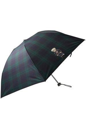 ポロ ラルフ ローレン（レイングッズ・アマガサ・ヒガサ）/POLO RALPH LAUREN（レイングッズ・雨傘・日傘）の晴雨兼用チェックベアプリントミニ傘(149900/149901)