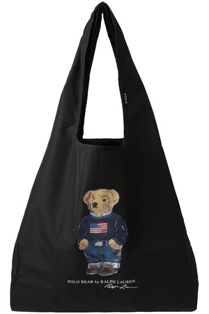 ポロ ラルフ ローレン(レイングッズ・アマガサ・ヒガサ)/POLO RALPH LAUREN(レイングッズ・雨傘・日傘)のフラッグベアプリントポケッタブルレイインバッグ(120100/120101)