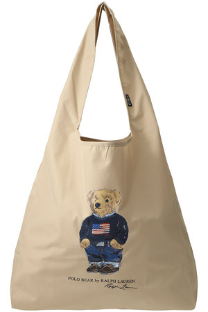 ポロ ラルフ ローレン(レイングッズ・アマガサ・ヒガサ)/POLO RALPH LAUREN(レイングッズ・雨傘・日傘)のフラッグベアプリントポケッタブルレイインバッグ(120100/120101)