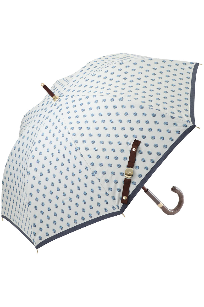 【晴雨兼用】長傘小花プリント