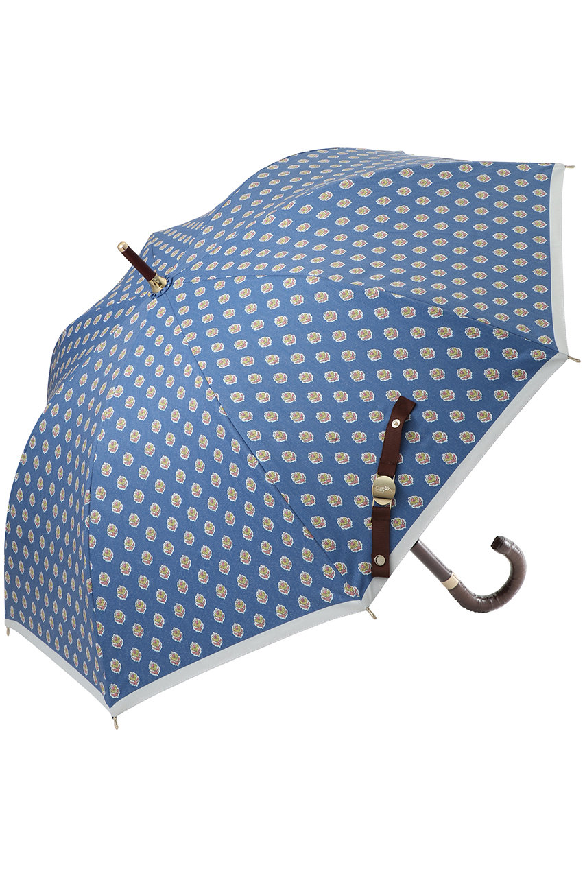 ポロ ラルフ ローレン(レイングッズ・アマガサ・ヒガサ)/POLO RALPH LAUREN(レイングッズ・雨傘・日傘)の【晴雨兼用】長傘小花プリント(スカイブルー/22-119-12337-06-81)