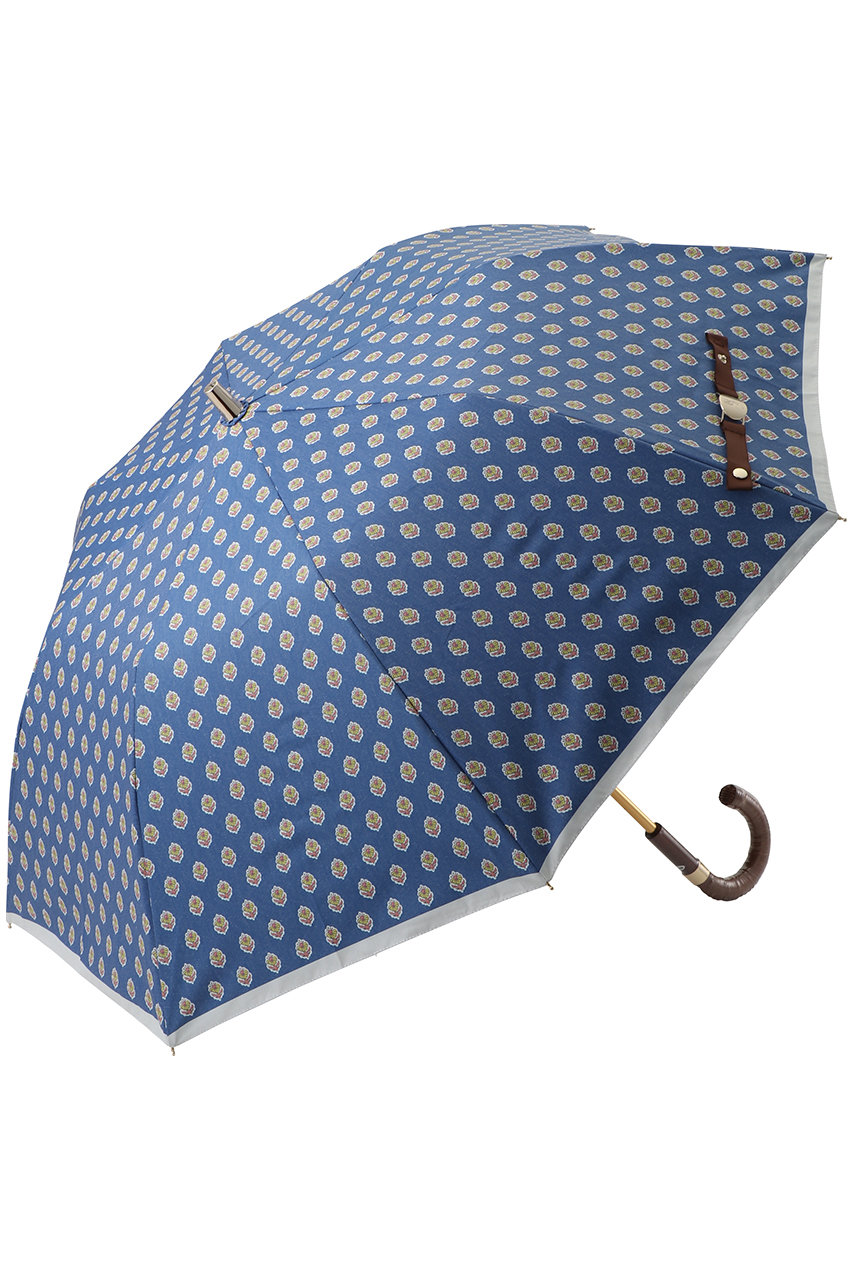 ポロ ラルフ ローレン(レイングッズ・アマガサ・ヒガサ)/POLO RALPH LAUREN(レイングッズ・雨傘・日傘)の【晴雨兼用】折畳傘小花プリント(スカイブルー/22-119-12337-51-81)