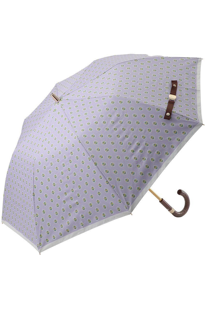 ポロ ラルフ ローレン(レイングッズ・アマガサ・ヒガサ)/POLO RALPH LAUREN(レイングッズ・雨傘・日傘)の【晴雨兼用】折畳傘小花プリント(ラベンダー/22-119-12337-51-81)