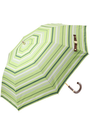 ポロ ラルフ ローレン(レイングッズ・アマガサ・ヒガサ)/POLO RALPH LAUREN(レイングッズ・雨傘・日傘)の【晴雨兼用】折畳傘ボーダー柄(149900/149901)