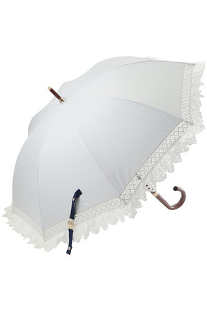 ポロ ラルフ ローレン(レイングッズ・アマガサ・ヒガサ)/POLO RALPH LAUREN(レイングッズ・雨傘・日傘)の【晴雨兼用】長傘エンブフリル(149900/149901)