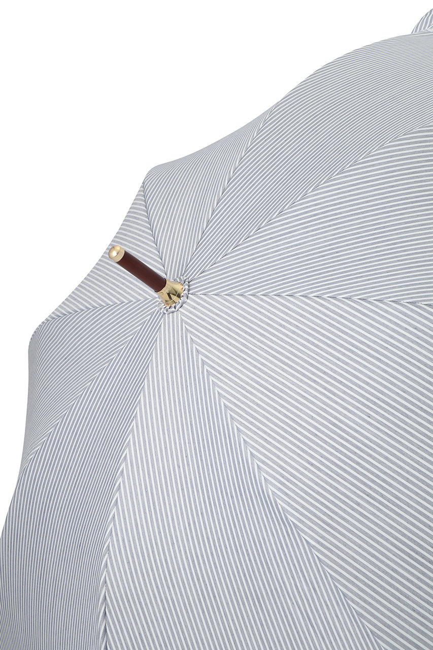 ポロラルフローレン ストライプフリル ベージュ 長傘 日傘 POLO RALPH LAUREN 晴雨兼用日傘 長傘 ストライプフリル／遮光 遮熱 UV
