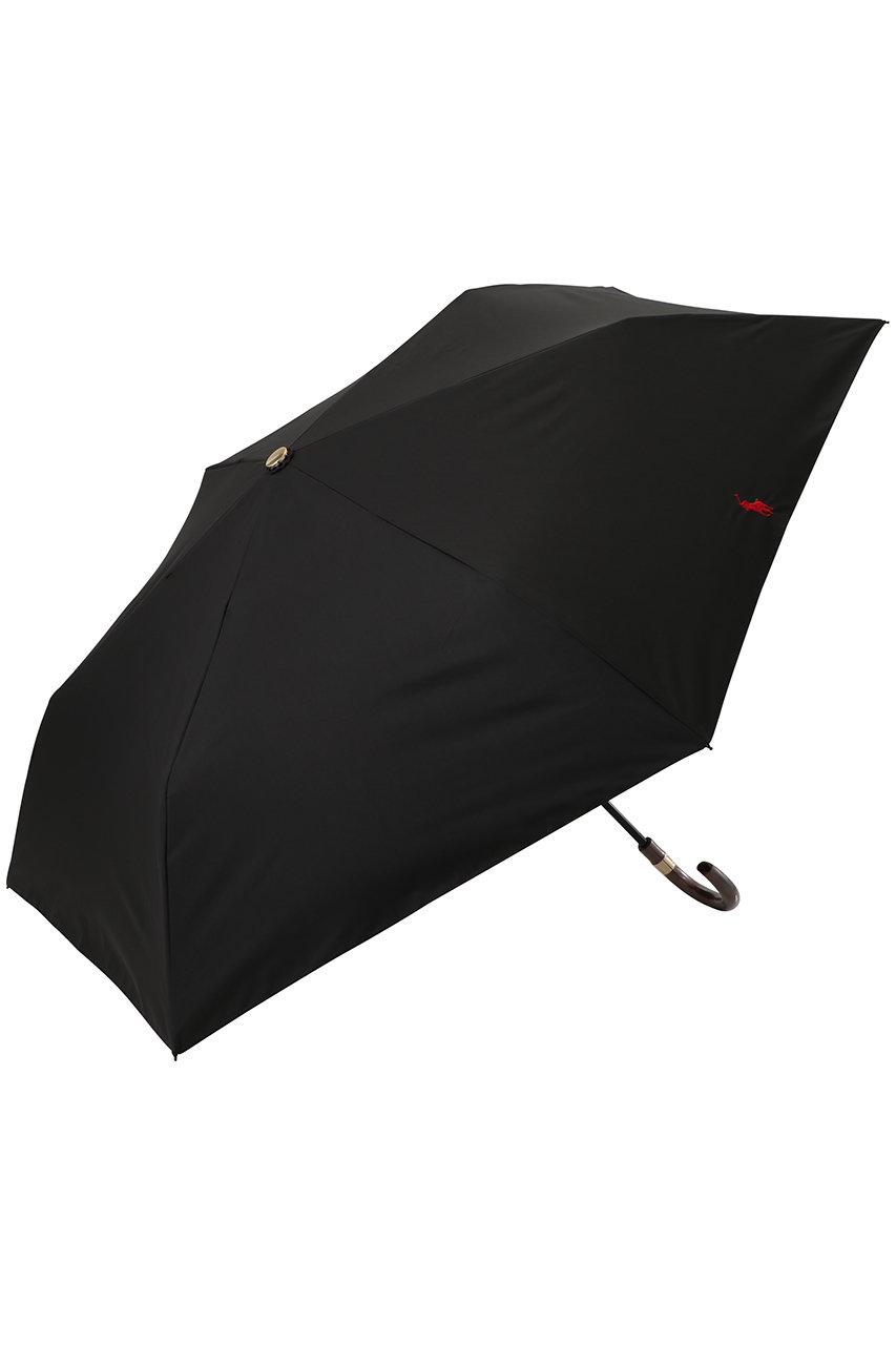 ポロ ラルフ ローレン(レイングッズ・アマガサ・ヒガサ)/POLO RALPH LAUREN(レイングッズ・雨傘・日傘)の【晴雨兼用】ミニ傘PP刺繍(ブラック/22-119-12344-52-73)