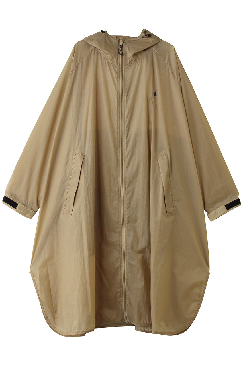 ポロ ラルフ ローレン(レイングッズ・アマガサ・ヒガサ)/POLO RALPH LAUREN(レイングッズ・雨傘・日傘)のナイロンワッシャー20D コンパクトレインコート(ベージュ/23-119-13335-00-74)