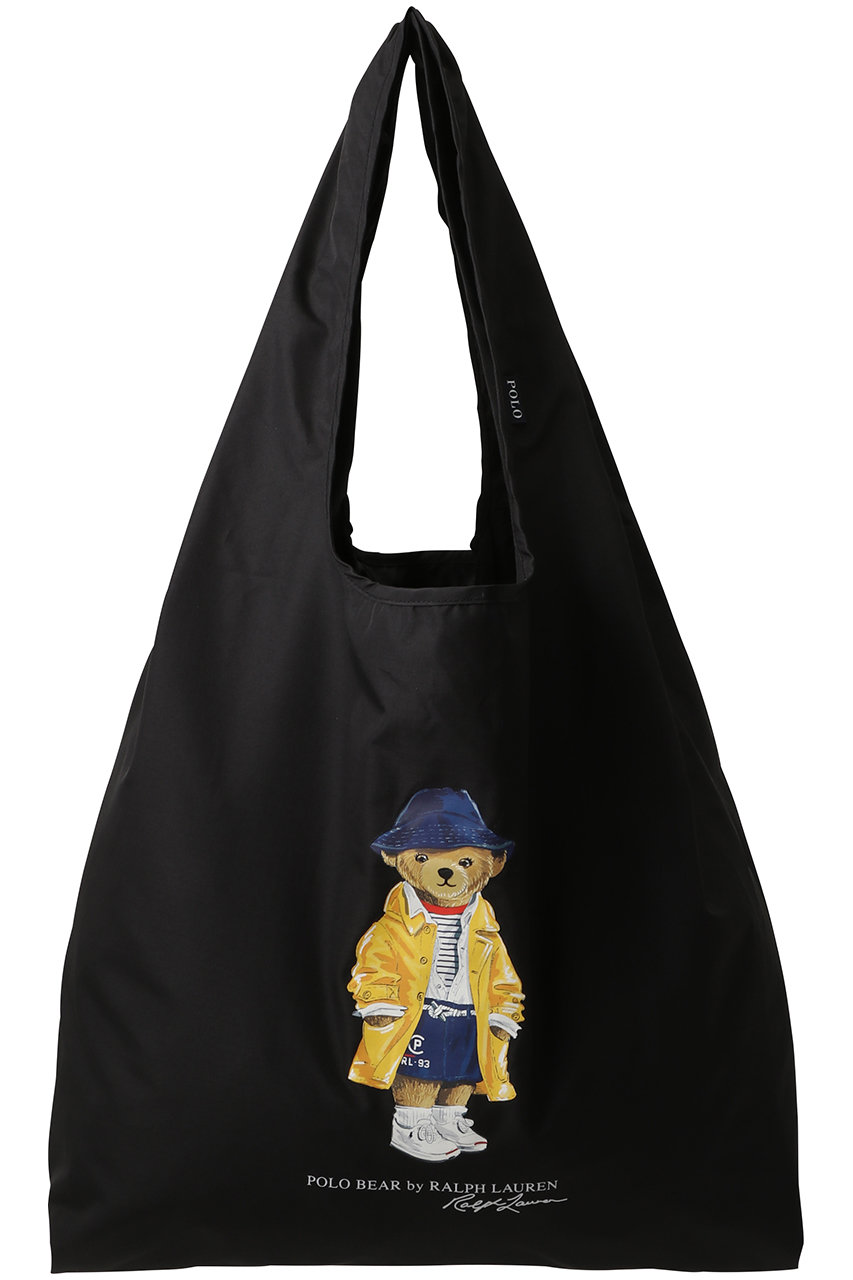 ポロ ラルフ ローレン(レイングッズ・アマガサ・ヒガサ)/POLO RALPH LAUREN(レイングッズ・雨傘・日傘)のポケッタブルレインバッグシーズナルベア(ブラック/23-119-13337-08-83)