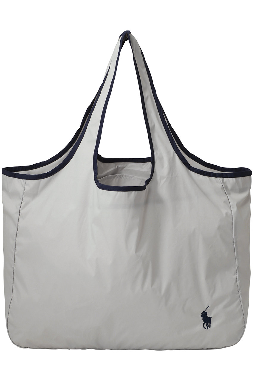 ポロ ラルフ ローレン(レイングッズ・アマガサ・ヒガサ)/POLO RALPH LAUREN(レイングッズ・雨傘・日傘)のポーチツキレインバッグ　PP刺繍(ライトグレー/23-119-13357-08-74)