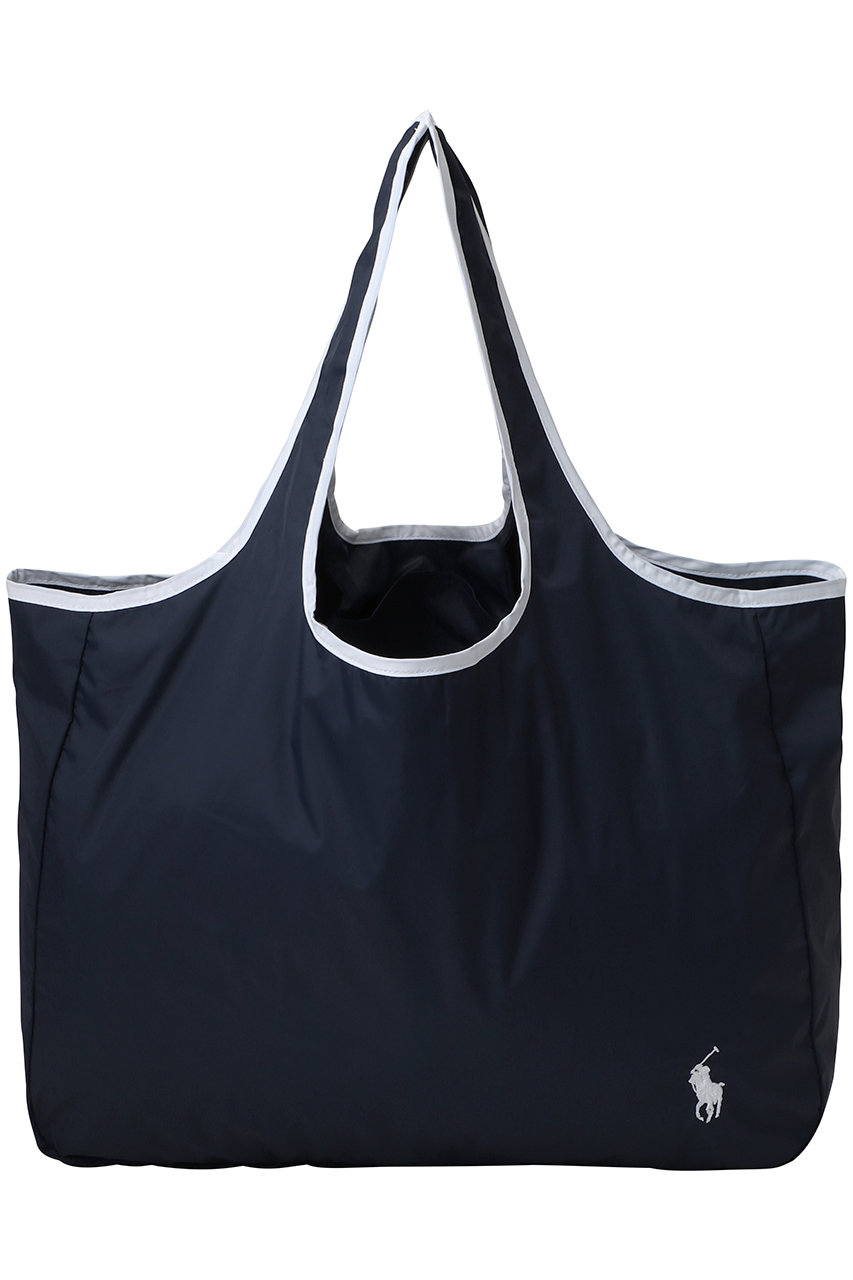 ポロ ラルフ ローレン(レイングッズ・アマガサ・ヒガサ)/POLO RALPH LAUREN(レイングッズ・雨傘・日傘)のポーチツキレインバッグ　PP刺繍(ネイビーブルー/23-119-13357-08-74)