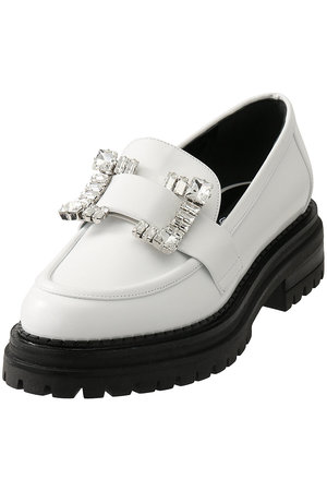 セルジオ ロッシ/Sergio RossiのsrPRINCE クリスタルバックルローファー