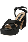 早い者勝ち【Sergio Rossi】Monica プラットフォーム サンダル サンダル ブルー ハイヒール: 90mm, sr Monica - Sandals Blue