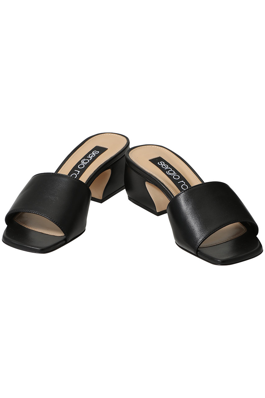 Sergio Rossi(セルジオ ロッシ)｜srSI ROSSI ミュール/ブラック の通販