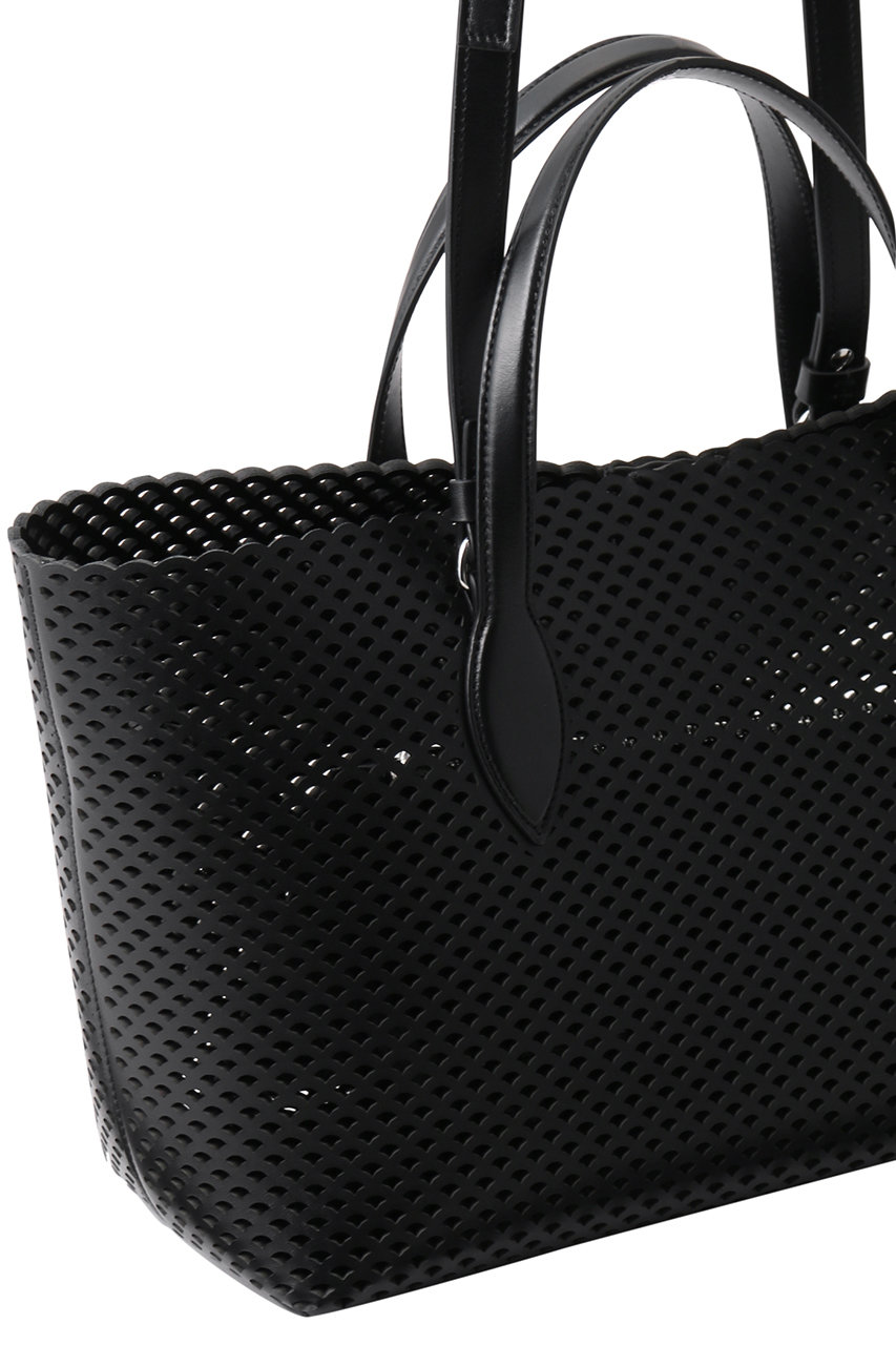 【★完売必至★】SERGIO ROSSI ☆ sr Micro Mermaid トート Tote/Shopping ブラック サイズ: 44cm x h29.5cm x 12cm, sr