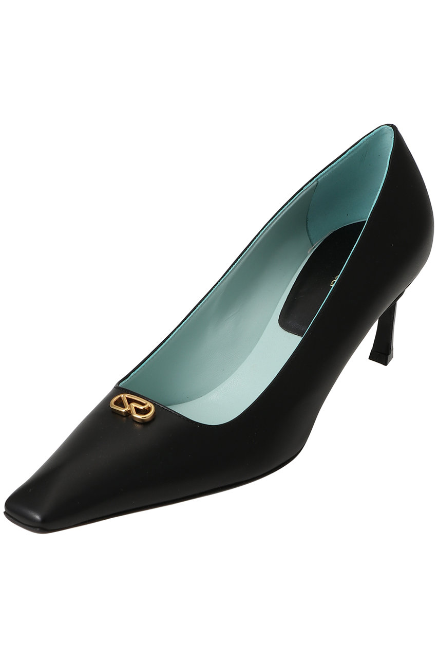 Sergio Rossi SURGE パンプス (ブラック+アクアミントライニング, 35.5(22.5)) セルジオ ロッシ ELLE SHOP Sergio Rossi SURGE パンプス (ブラック+アクアミントライニング, 35.5(22.5)) セルジオ ロッシ ELLE SHOP