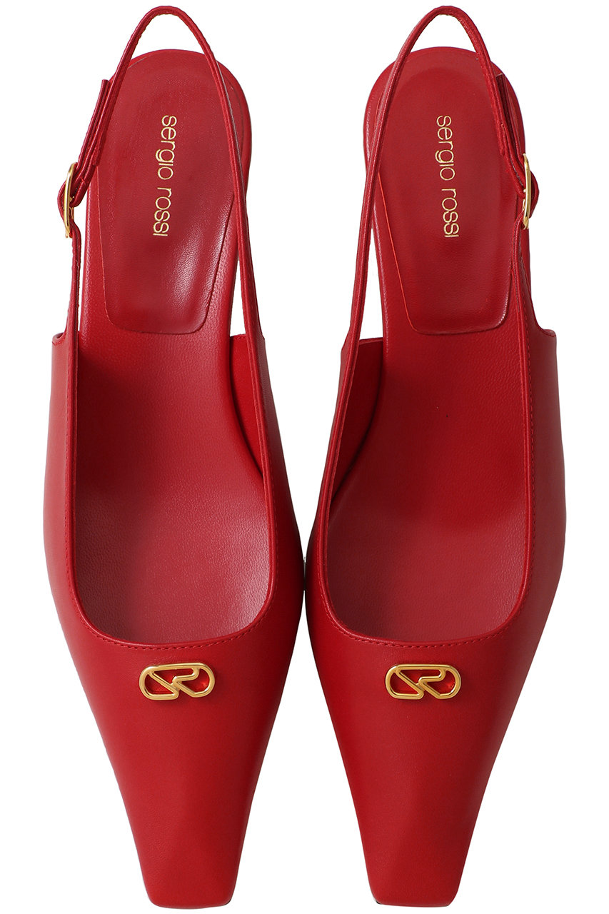 Sergio Rossi SURGE スリングバック (リップスティックレッド, 35(22)) セルジオ ロッシ ELLE SHOP Sergio Rossi SURGE スリングバック (リップスティックレッド, 35(22)) セルジオ ロッシ ELLE SHOP