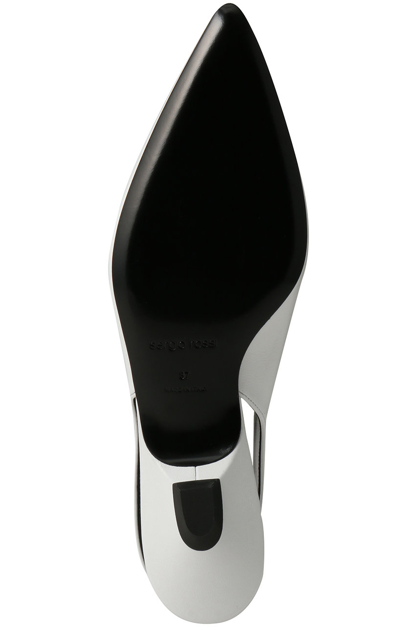 Sergio Rossi(セルジオ ロッシ)｜BEAK スリングバック/ホワイト の通販