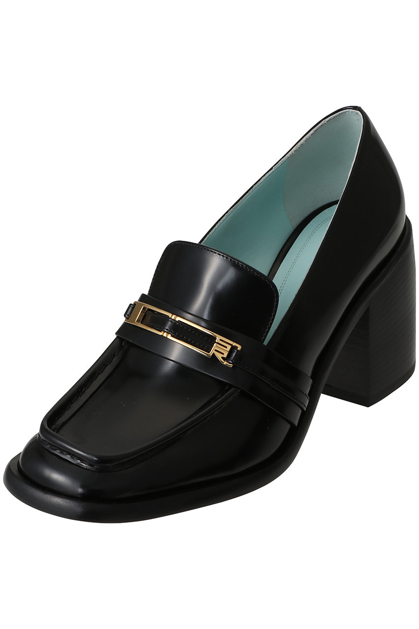 セルジオ ロッシ/Sergio RossiのBITT ローファーパンプス(ブラック＋アクアミントライニング/B11770MMVA14)