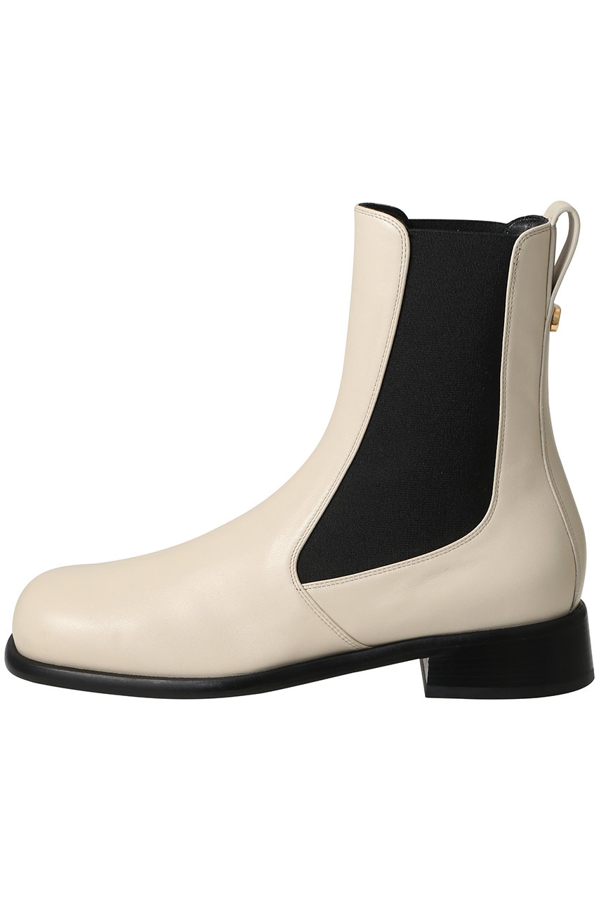 セルジオ ロッシ/Sergio RossiのAVENUE サイドゴアブーティ(オフホワイト/ブラック/B10100MFL352)