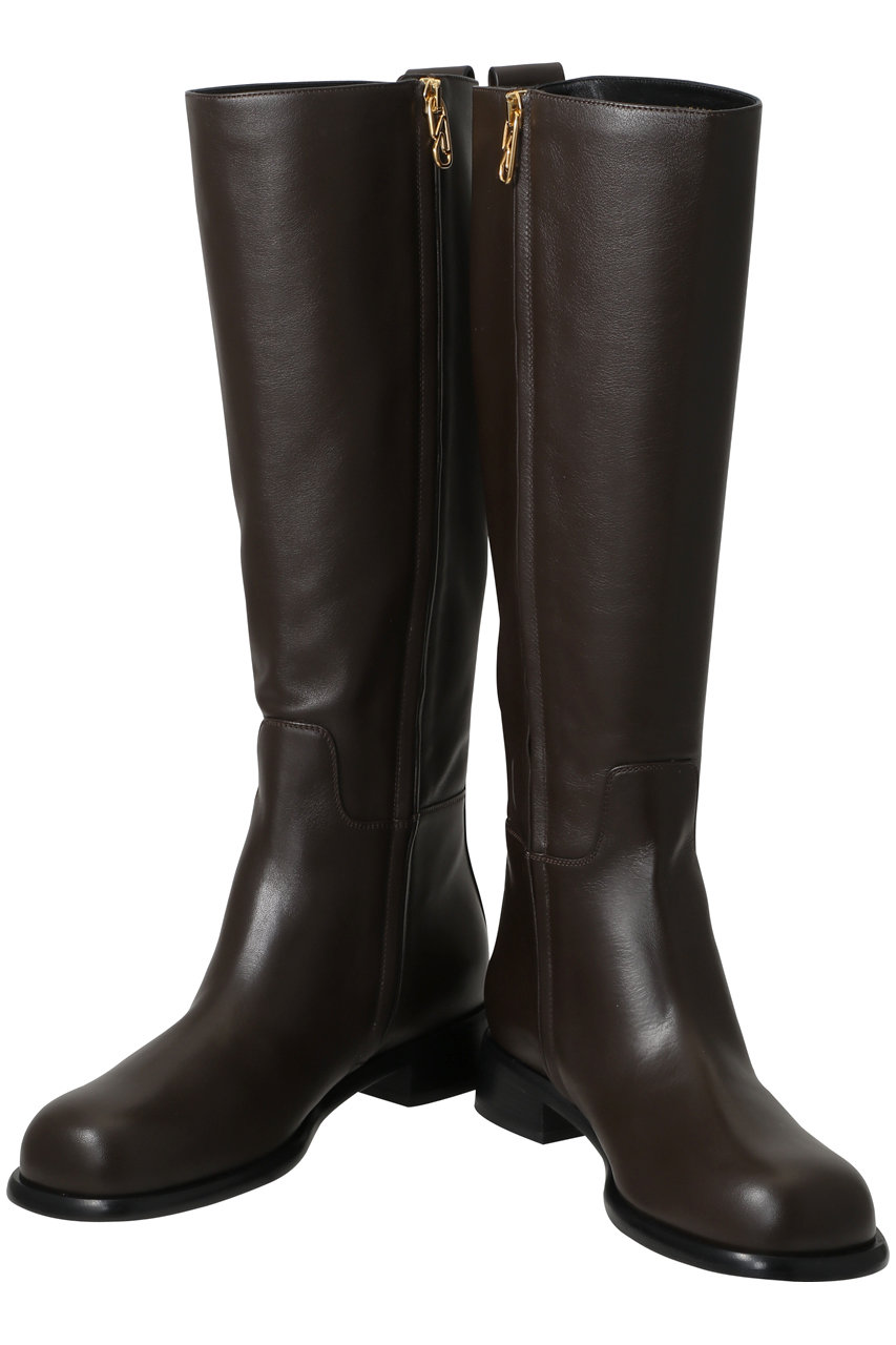 sergio rossi ブラック ロングブーツ SERGIO ROSSI Knee boots | THE OUTNET