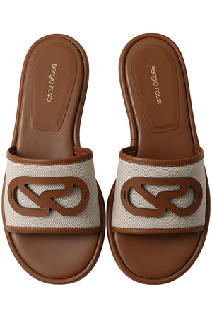 セルジオ ロッシ/Sergio RossiのSURGE スライドサンダル(130200/130204)