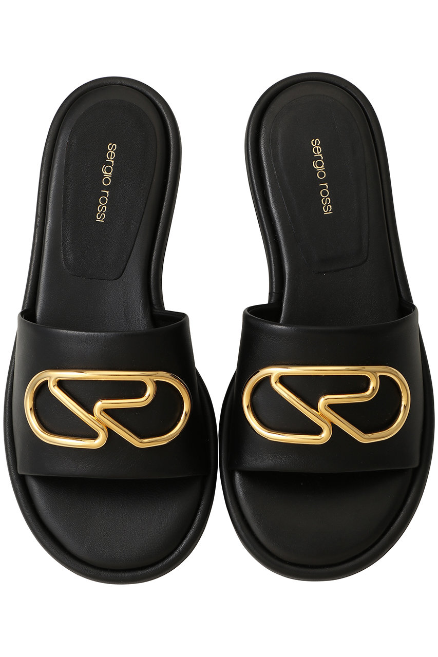 セルジオ ロッシ/Sergio RossiのSURGE スライドサンダル(ブラック/B11380MMVN13)