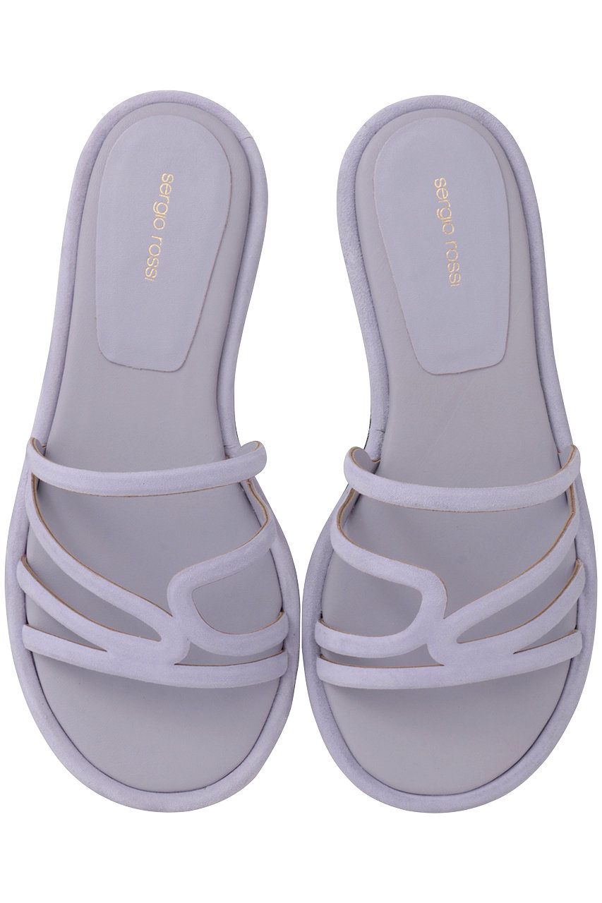 セルジオ ロッシ/Sergio RossiのSONIC スライドサンダル(ラベンダー/B14810MCAZ01)