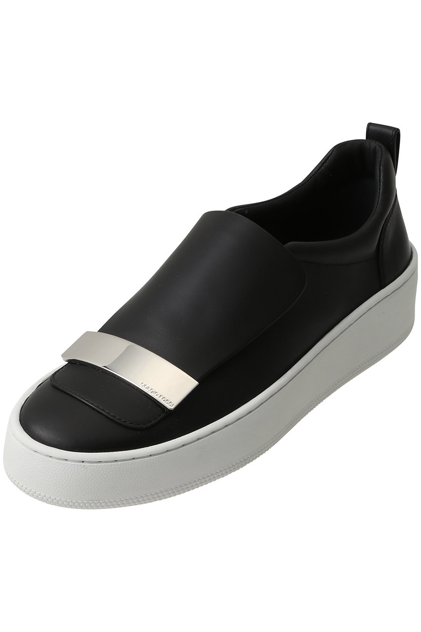 セルジオ ロッシ/Sergio Rossiのsr1 ADDICT スニーカー(ブラック×シルバー/A79290MMV117)