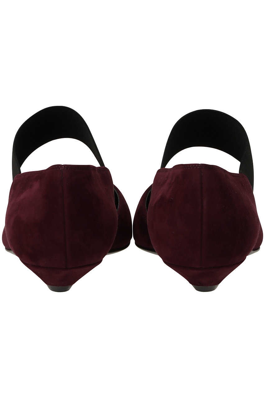【美品・おすすめ】　セルジオ　ロッシ　ベルベット　ワインレッド Sergio Rossi(セルジオ ロッシ)｜TENSILE パンプス/ワイン×ブラック の