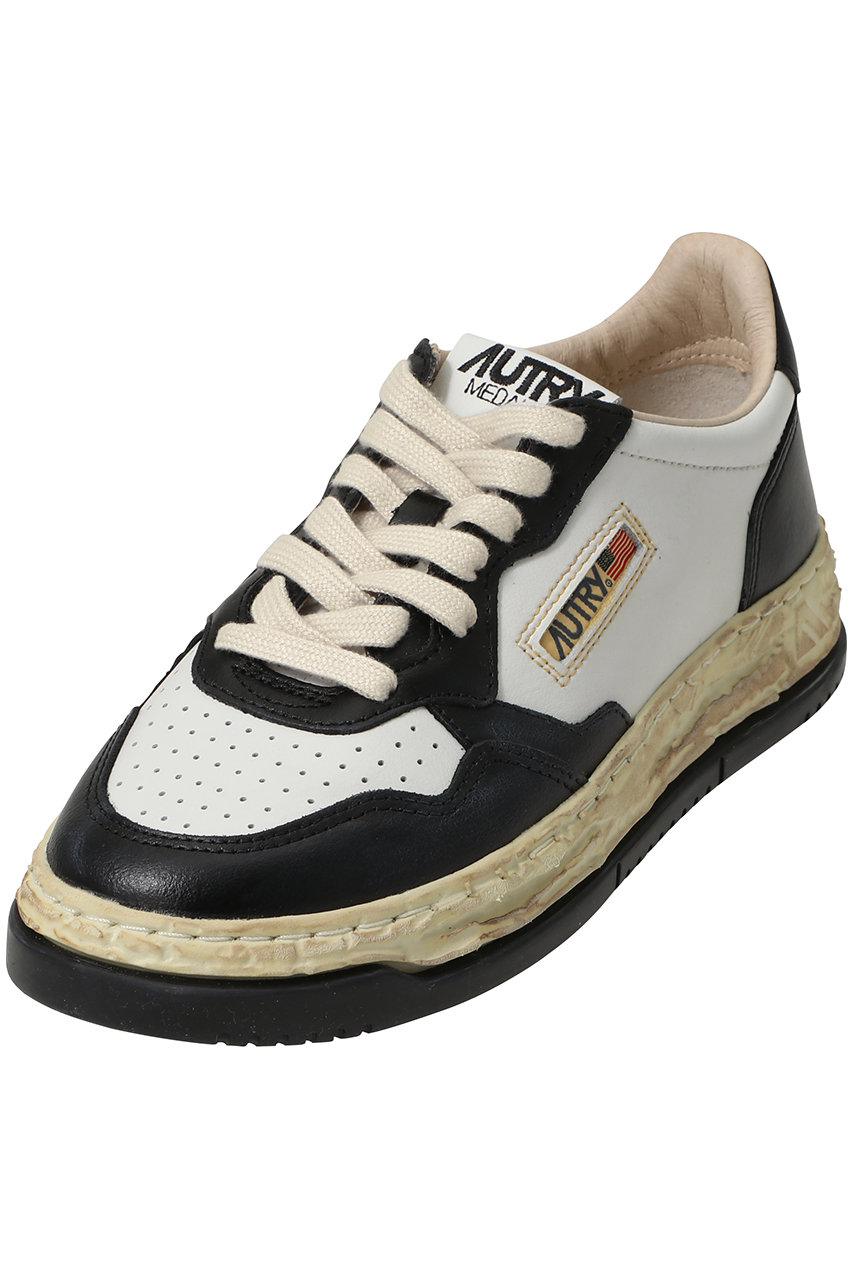 AUTRY 【AUTRY×Maison MIHARA YASUHIRO General Scale.】MEDALIST LOW SUPERVINTAGE (ホワイト×ブラック, 41(26.5cm)) オートリー ELLE SHOP