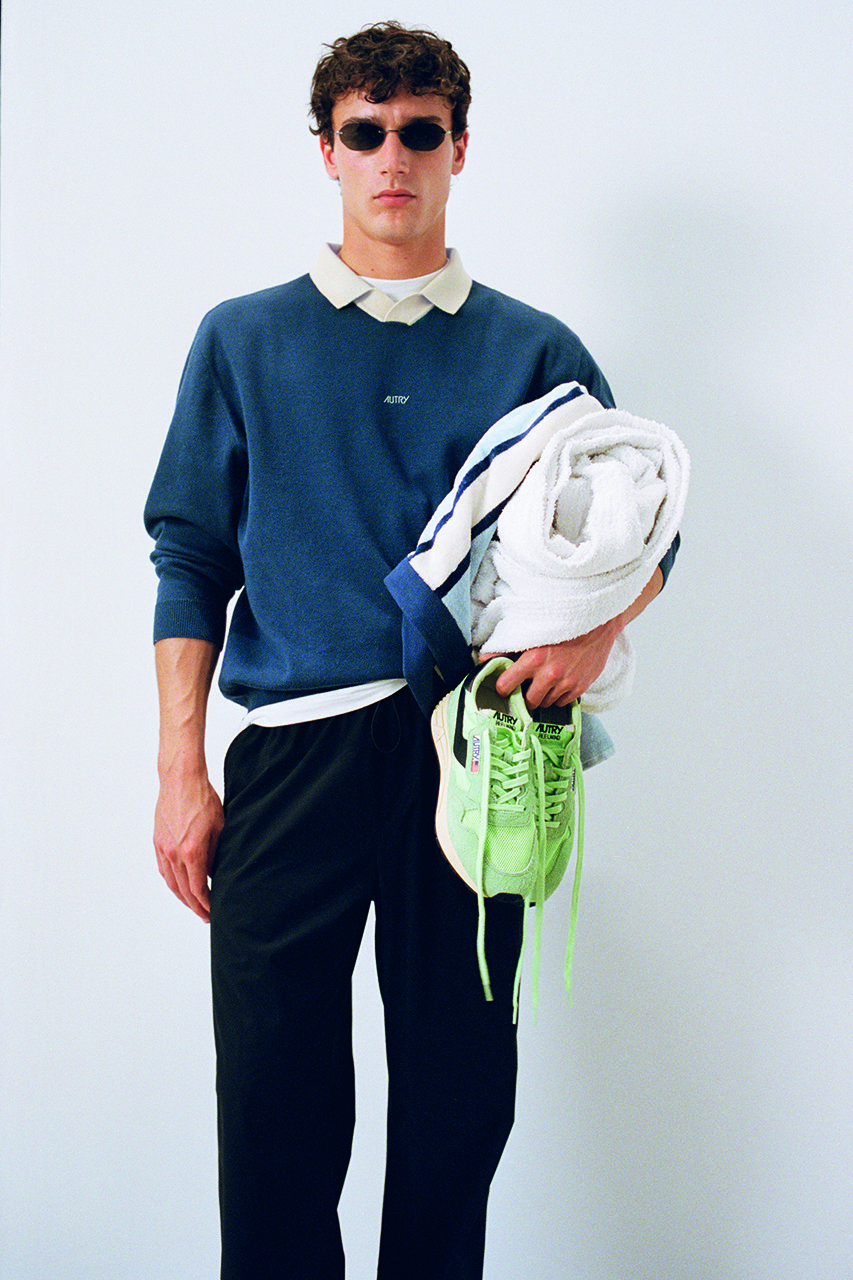 AUTRY(オートリー)｜POLO スウェット/ブルー の通販｜ELLESHOP・(エル