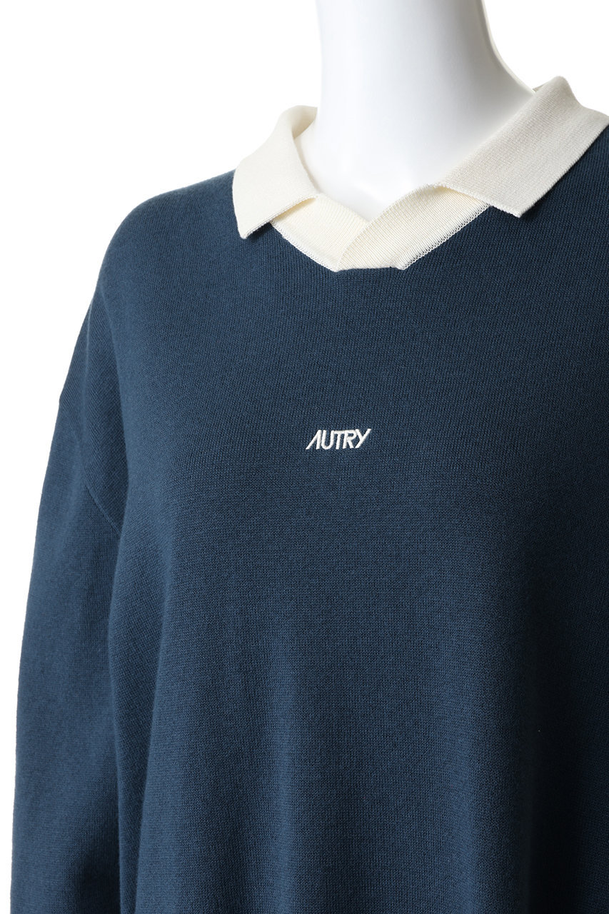 AUTRY(オートリー)｜POLO スウェット/ブルー の通販｜ELLESHOP・(エル