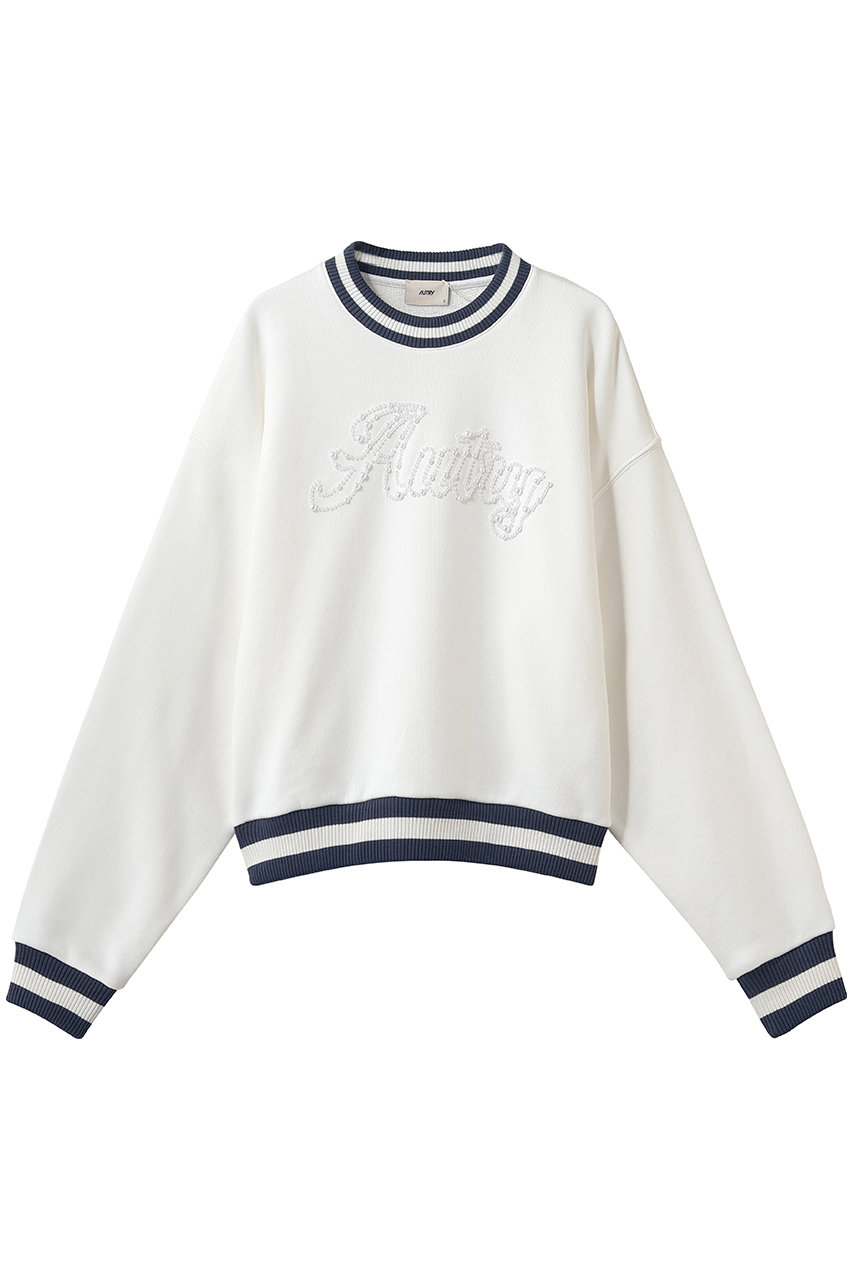 オートリー/AUTRYのパールロゴスウェット(ホワイト/SWPW 039W)