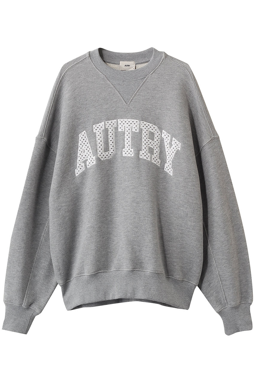 オートリー/AUTRYの【予約販売】パンチングロゴスウェット(ダークメランジ/SWPX 036D)
