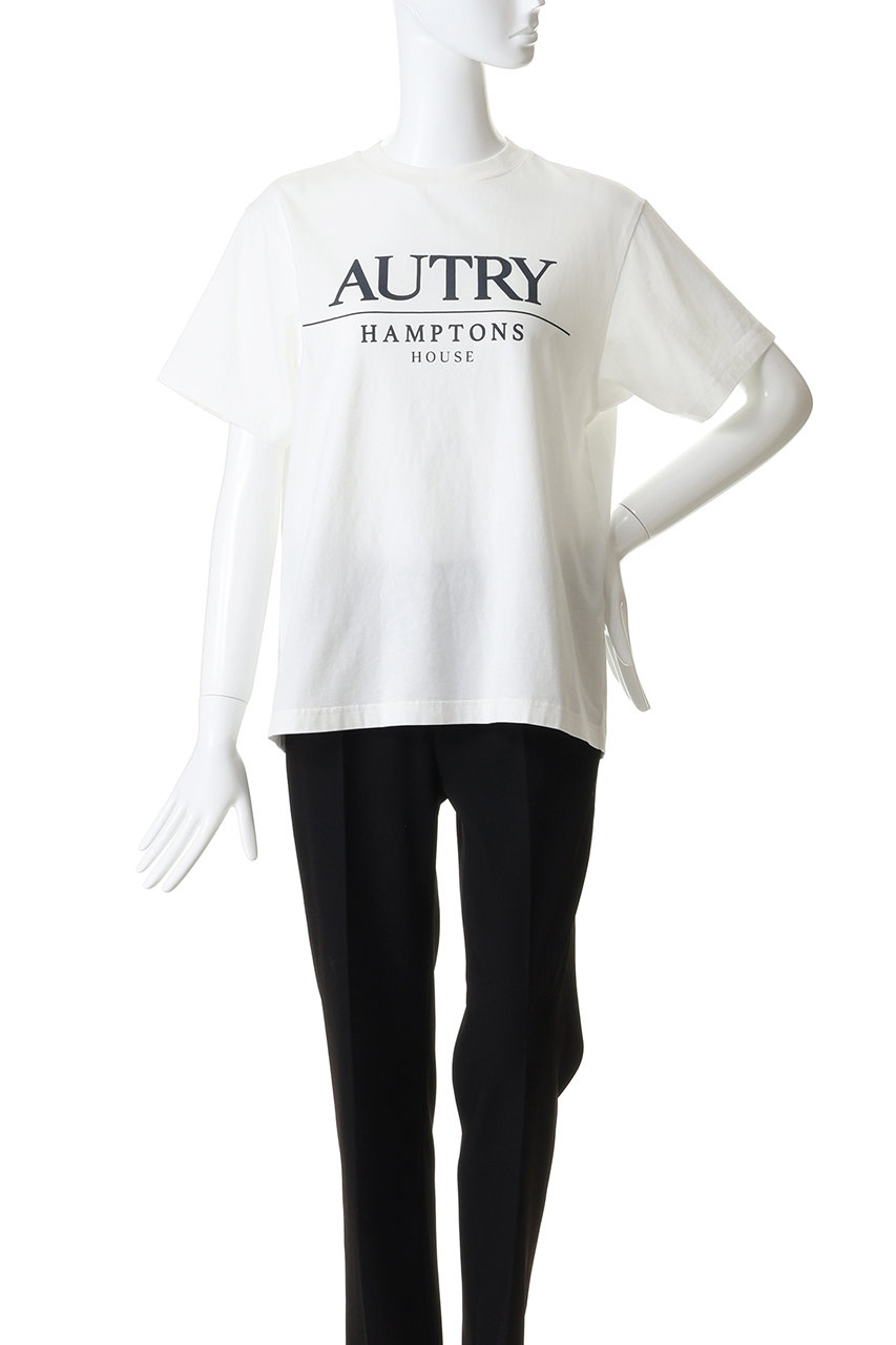 AUTRY(オートリー)｜ロゴTシャツ/ホワイト の通販｜ELLESHOP・(エル