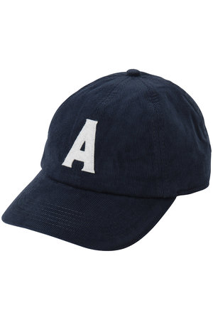 オートリー/AUTRYのコーデュロイロゴキャップ
