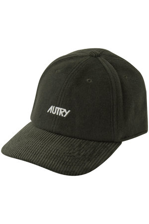 オートリー/AUTRYのウール×コーデュロイロゴキャップ