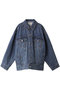 オーバーサイズデニムジャケット / Oversized Denim Jacket プランク プロジェクト/PRANK PROJECT BLU(ブルー)