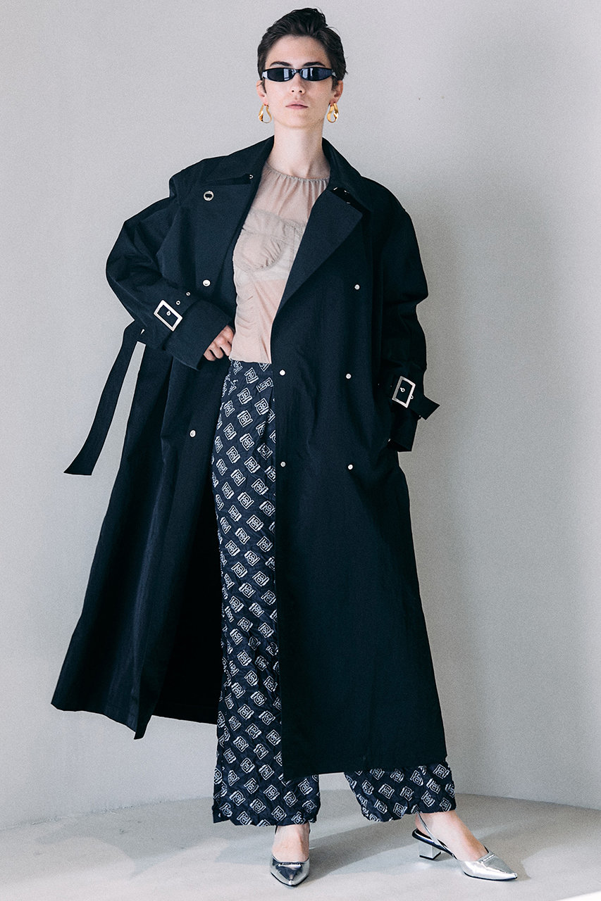 ワッシャータフタトレンチコート/Washer Taffeta Trench Coat-