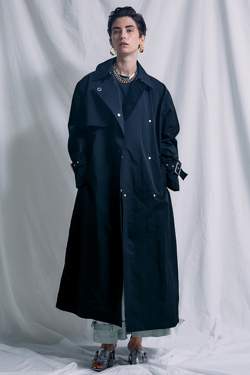 ワッシャータフタトレンチコート / Washer Taffeta Trench Coat