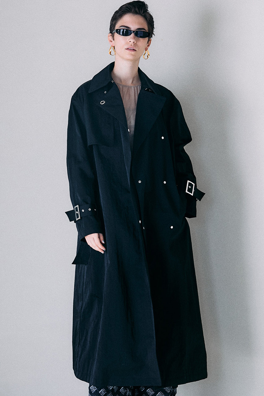 ワッシャータフタトレンチコート / Washer Taffeta Trench Coat