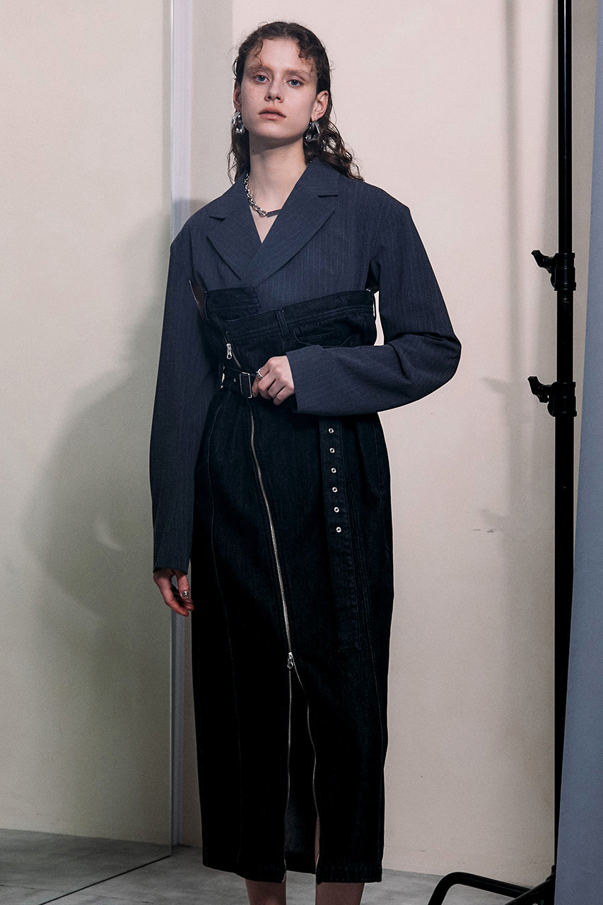 テーラードデニムワンピース / Tailored Denim Dress